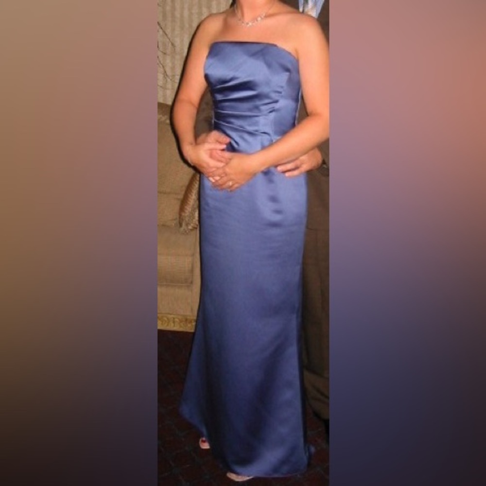2 Piece Alfred Angelo Bridesmaids Dress in Indigo